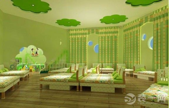 一、幼儿园装修前设计要科学合理 一个和谐安详的幼儿园环境能够让孩子安心的玩耍,也能够让家长放心的将孩子交给幼儿园。那么,这样的幼儿园应该如何营造呢?包头装修网告诉大家,首先第一点,就是幼儿园的装修设计是否是科学合理的环保设计。 1、科学规划、布局合理 任何一个具有特色的幼儿园都蕴含着设计者在美学、使用功能以及在主体结构的诸多因素,设计装修时必须符合当初建筑设计的主体规范开展设计工作。从总体布局上分析: (1)绿化游乐区面积在规划时应尽可能大。让孩子多接触大自然,另外在设计辅助设施上多做一些景观布置,让孩