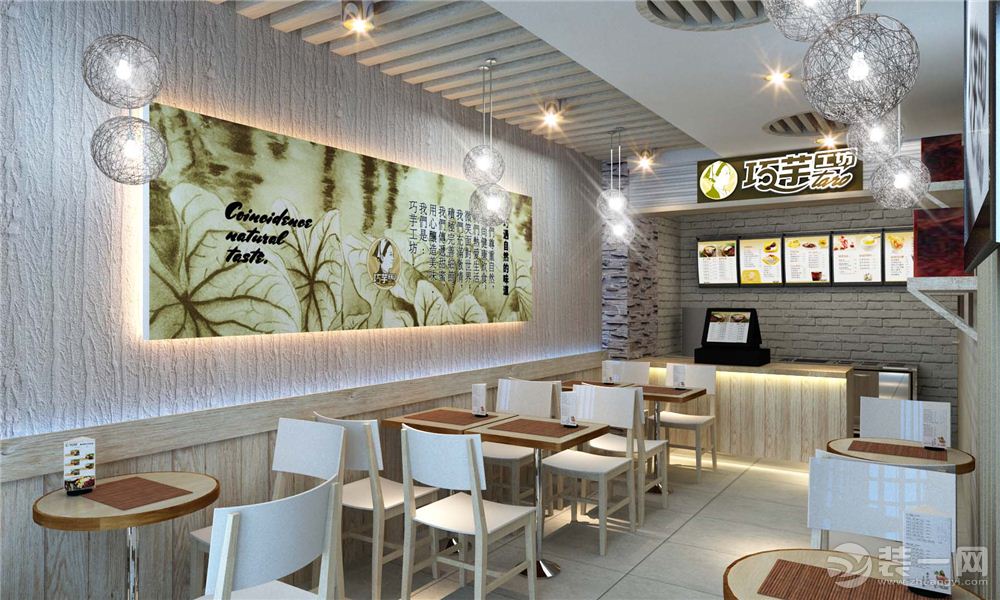 作为休闲娱乐的场所,饮品店在都市生活里占据着很大的地位,整体装修氛围的和谐,加上低消费,深得更多年轻人的喜爱。如果您也许开一家饮品店,想要吸引更多客户,那么您就要多多下功夫了。重庆装修专家本期为大家讲解一下饮品店装修设计要点及最新案例推荐,尽可能的帮助更多业主来打造属于自己的人气旺盛的饮品店。